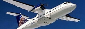location de jet privé - ATR 42 blanc en vol