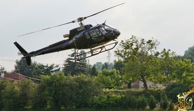 Le Puy du Fou helikopterem