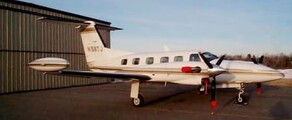 PIPER CHEYENNE II: Wynajem prywatnych odrzutowców