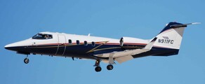 LEARJET 55 : Wynajem prywatnych odrzutowców 