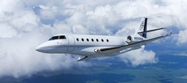 Jet privé Learjet 75 siège en cuir blanc