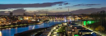 Riga : location de jet privé — Vue aérienne historique.