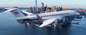 Falcon 10X: wynajem prywatnego odrzutowca
