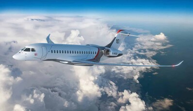 Dassault Aviation wprowadza na rynek Falcon 10X, swój najpotężniejszy prywatny odrzutowiec
