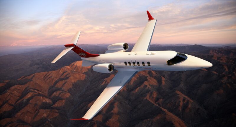 location de jet privé, intérieur LEARJET 70 luxe