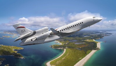 Falcon 8X ulepsza swoją kabinę