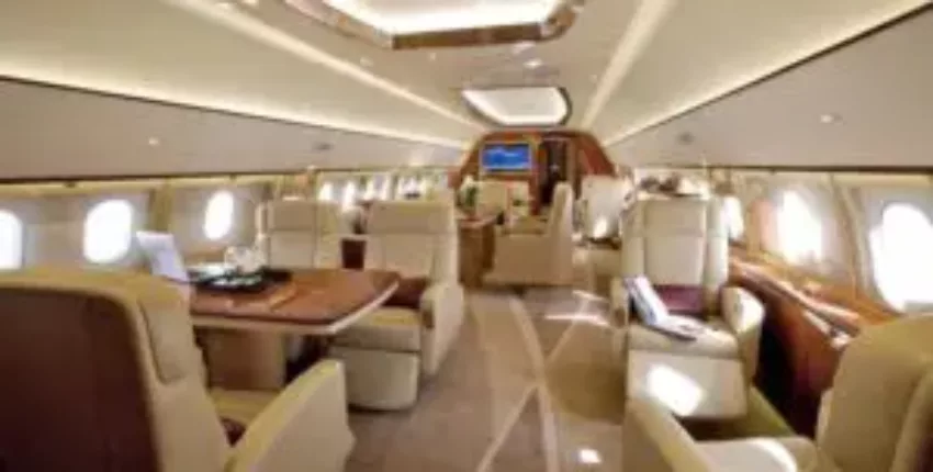 **location jet privé** intérieur luxueux de jet A319