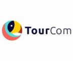 Logo TourCom avec partenaires affichés.