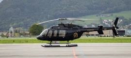 Hélicoptère Agusta 109 sièges alignés gris