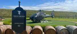 Château de Ferrières: doświadczenie z helikopterem