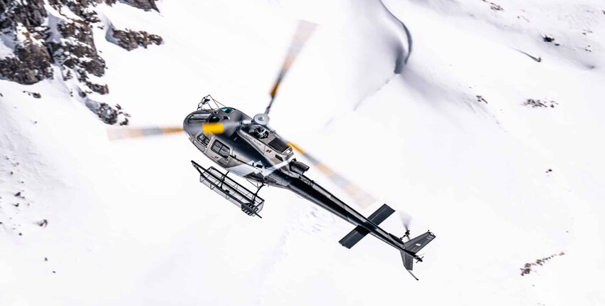 Lyon - Megève: transfer helikopterem